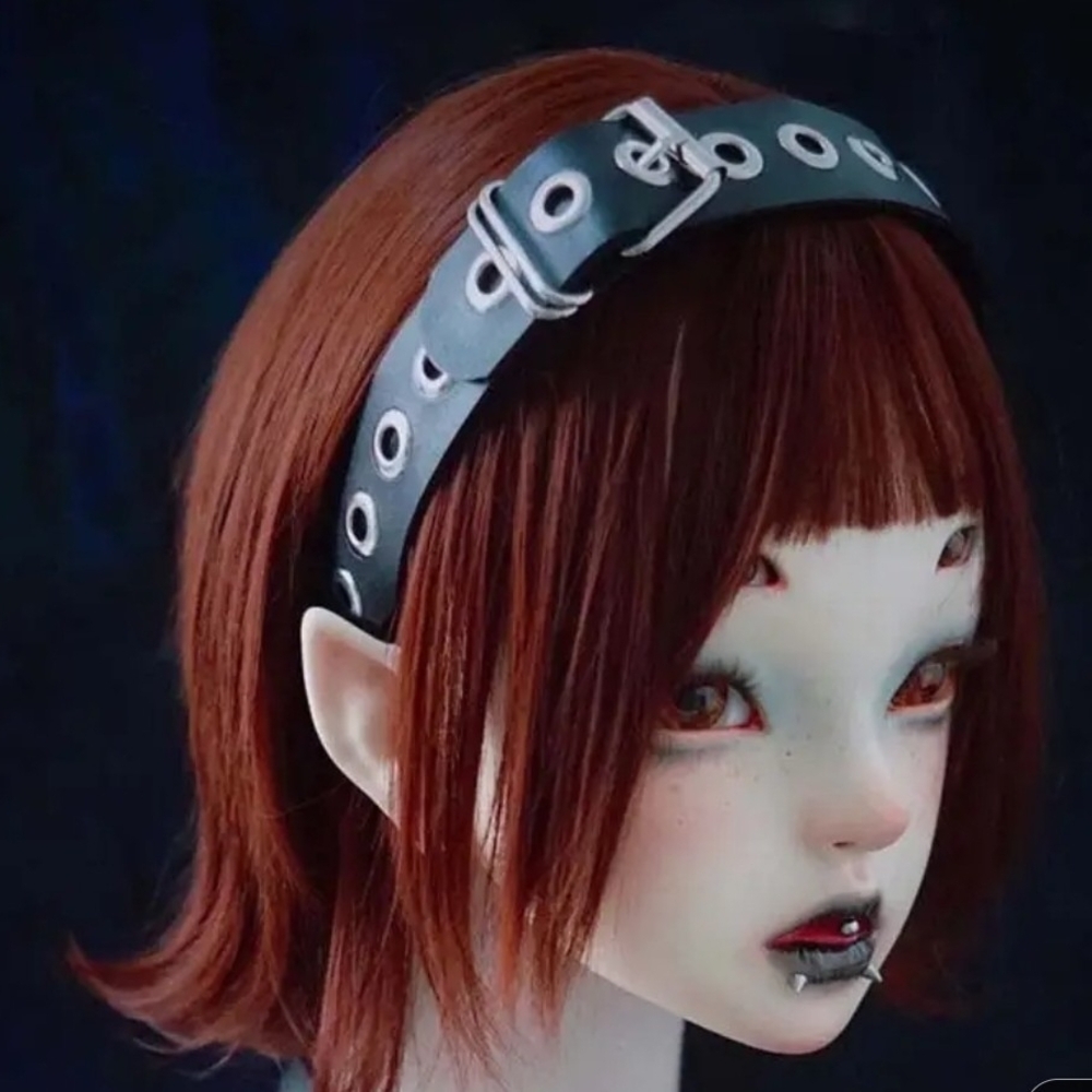 Black Studded Headband
